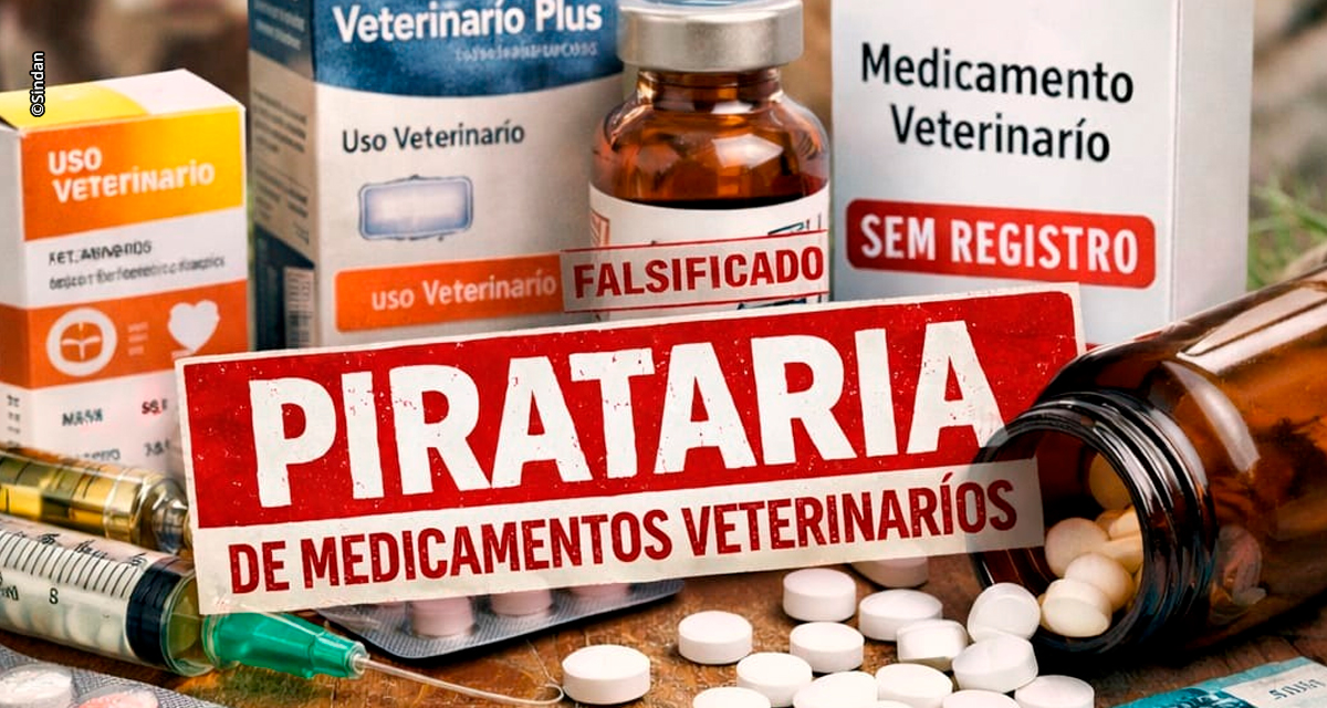 Sindan alerta para pirataria de medicamentos veterinários