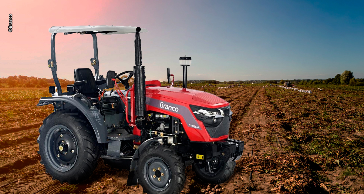 Na Agrishow 2026, Branco celebra 90 anos e lança primeiro trator agrícola
