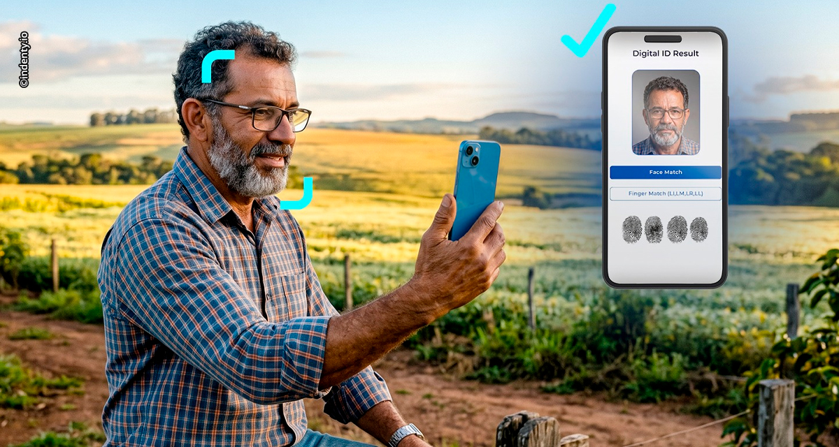 Biometria ganha espaço no crédito rural  e pode reduzir custos em até 30%