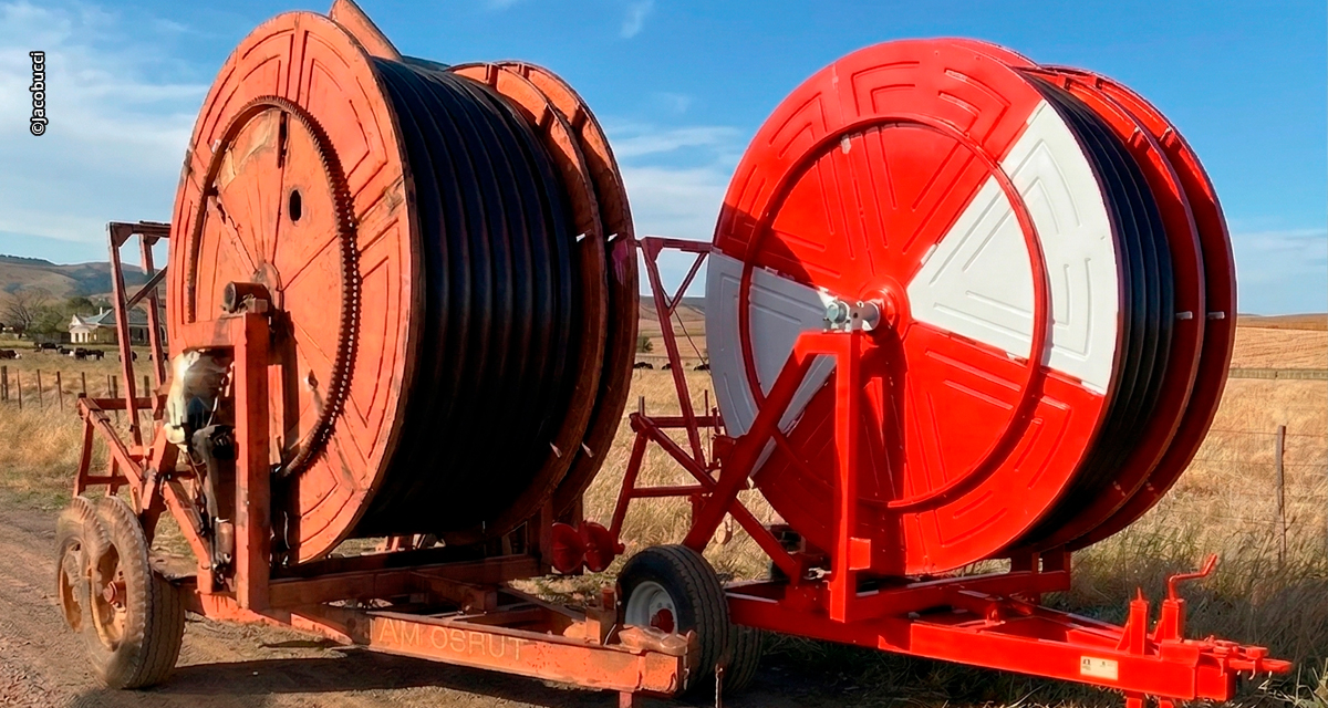 Reforma de carretel devolve eficiência à irrigação e otimiza investimentos no campo