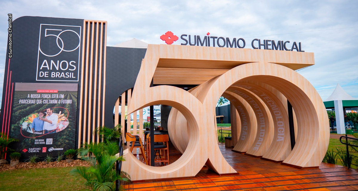 Sumitomo Chemical consolida presença no cooperativismo e apresenta inovações na Tecnoshow Comigo