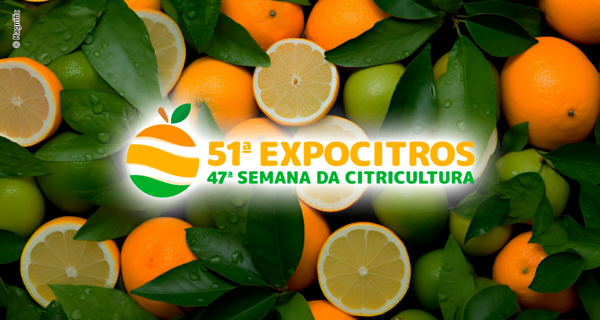 Abertura oficial da 51ª Expocitros e 47ª Semana da Citricultura acontece nesta terça-feira (26), às 9h, em Cordeirópolis/SP