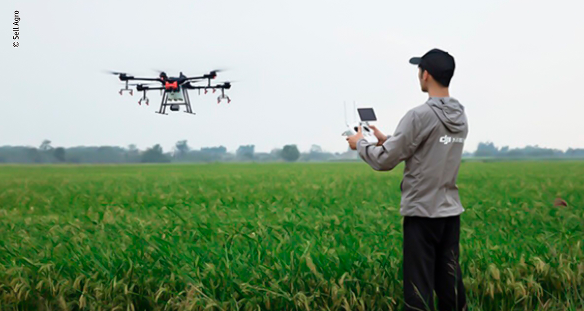 Uso de drone avança, redefine eficiência no campo, mas precisa de apoio estratégico de adjuvante